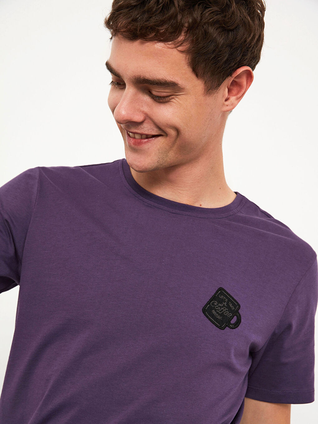 Crew Neck Printed T-Shirt-1