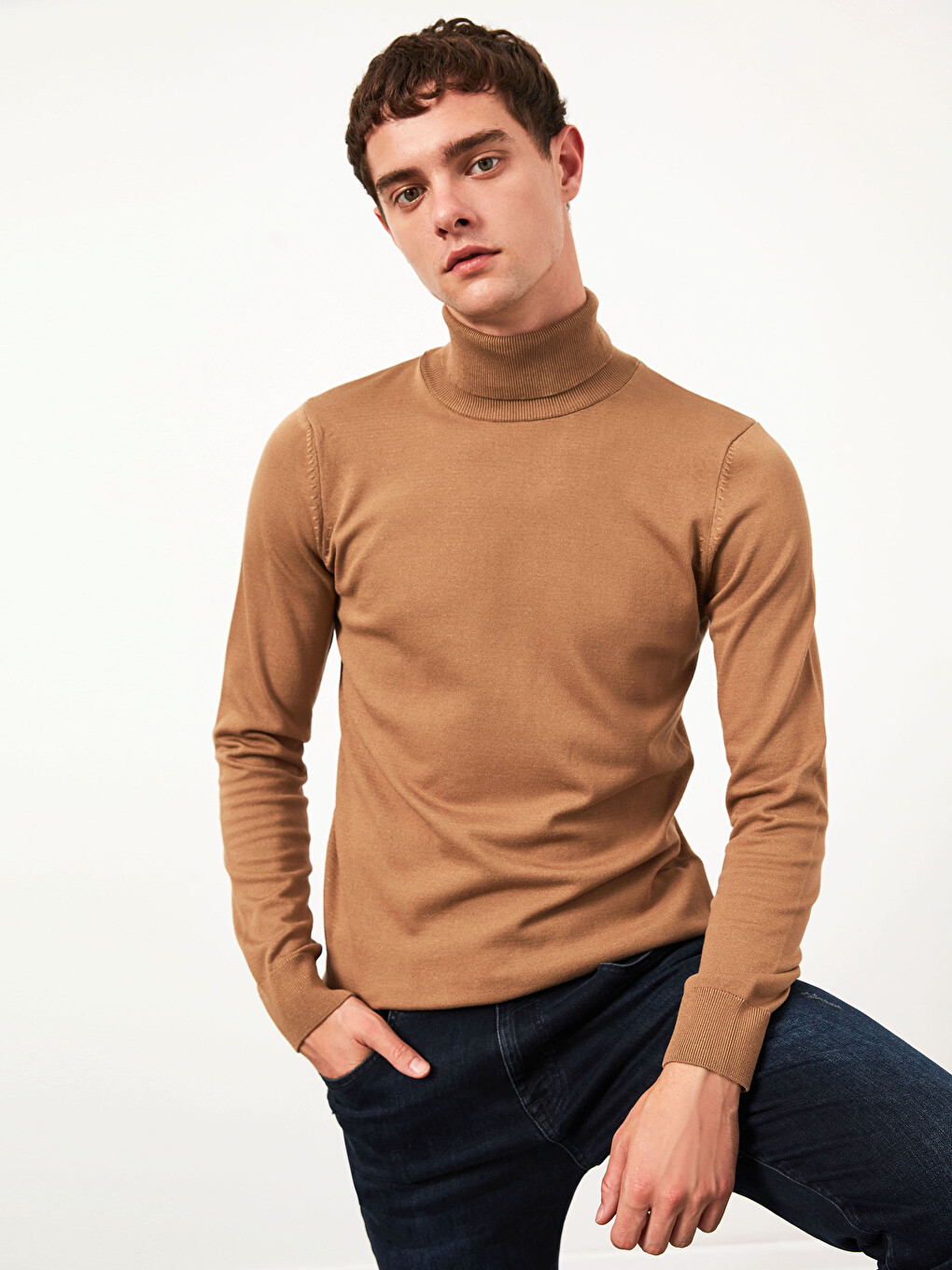 Turtleneck Thin Knitwear Sweater
