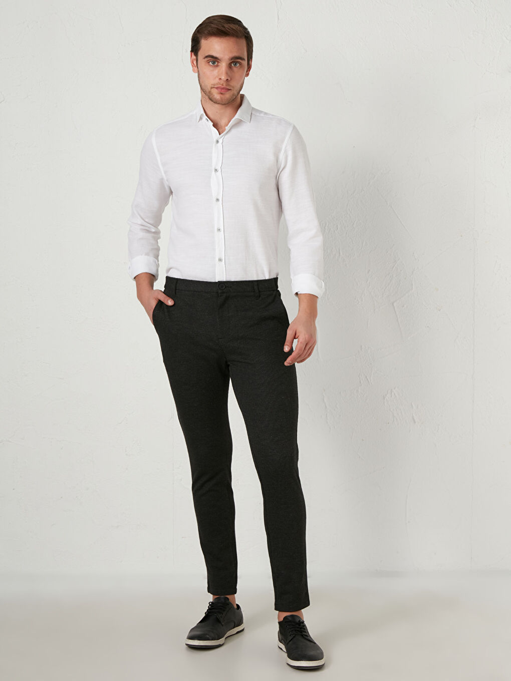 LCW Vision Slim Fit Poly Viscose Trousers -0WCU12Z8-CWF
