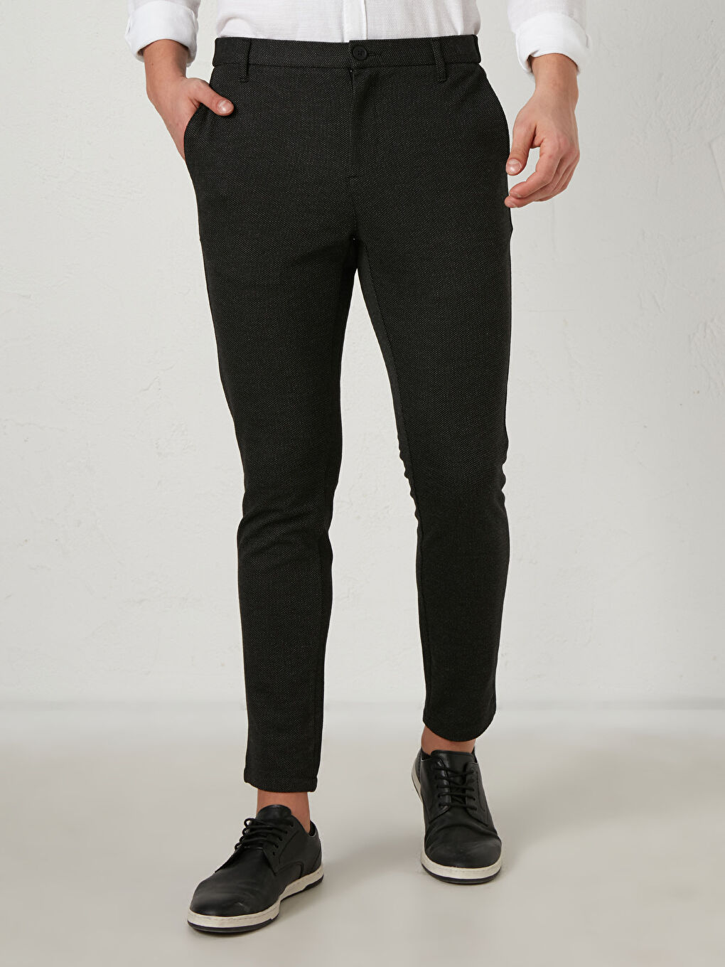 LCW Vision Slim Fit Poly Viscose Trousers -0WCU12Z8-CWF