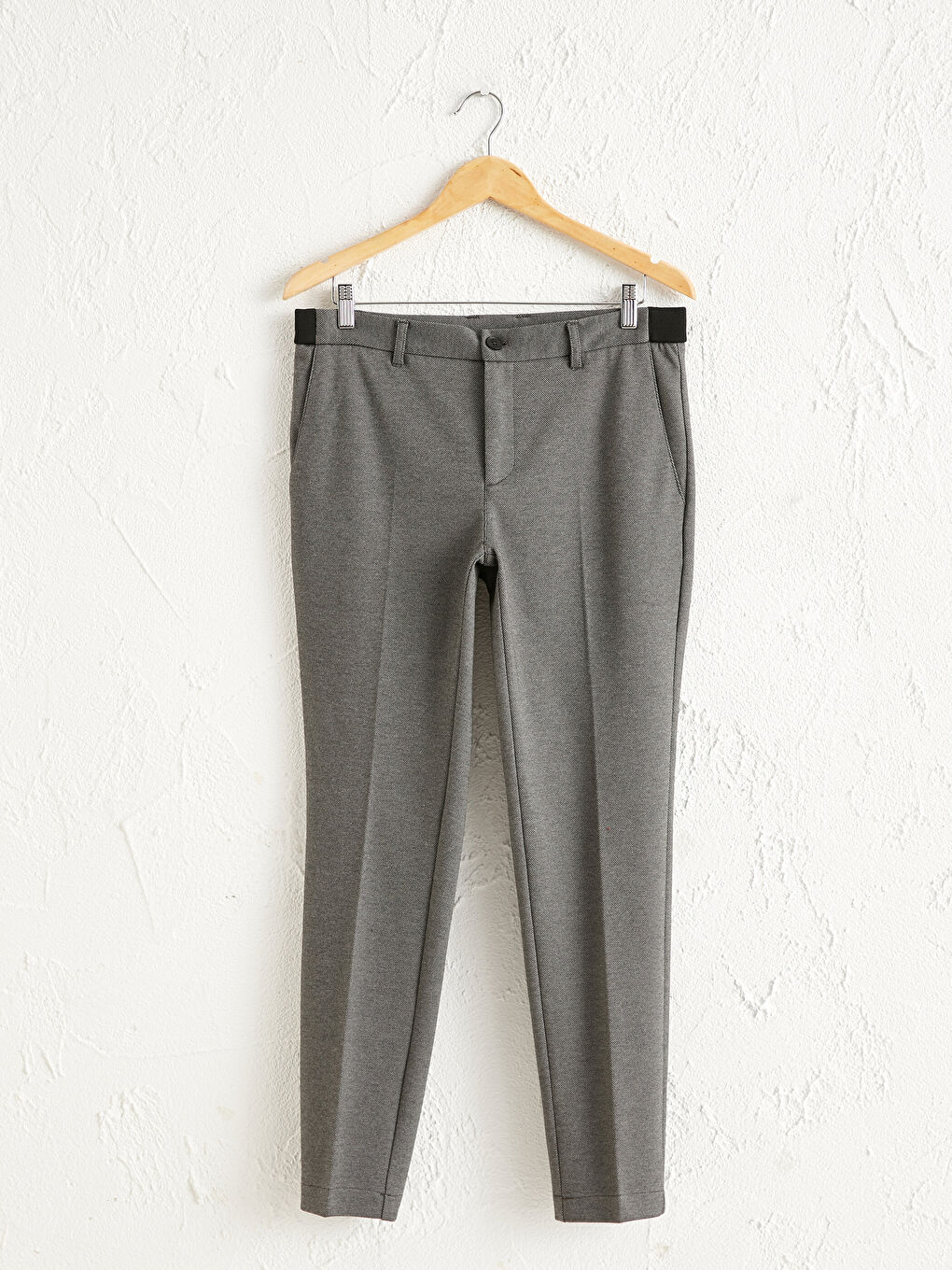 Gri Slim Fit Chino Pantolon