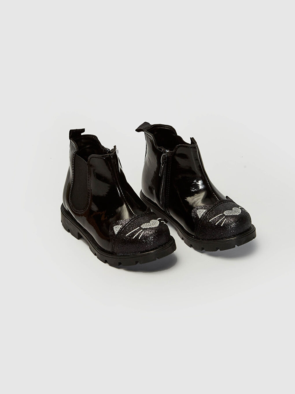 Ботинки Челси с молнией для малышек девочек