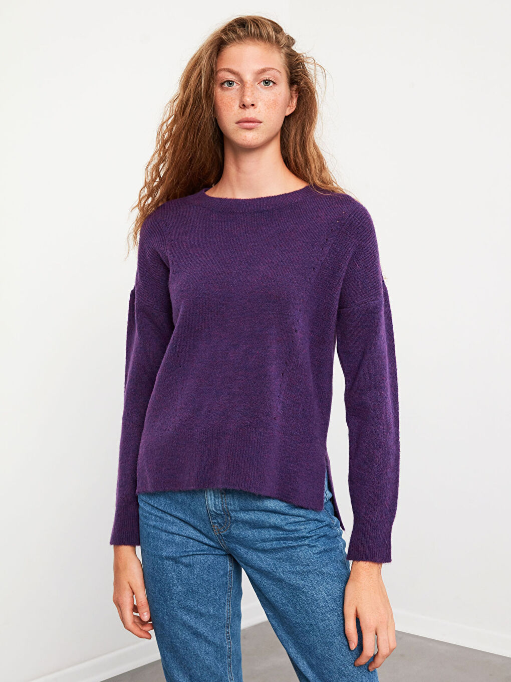 Crew Neck Knitwear Sweater-2