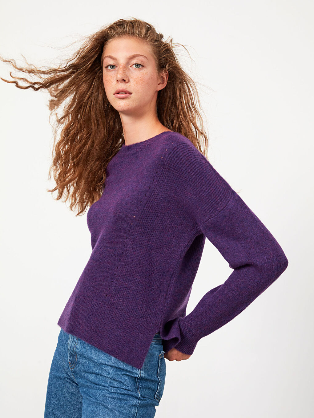 Crew Neck Knitwear Sweater