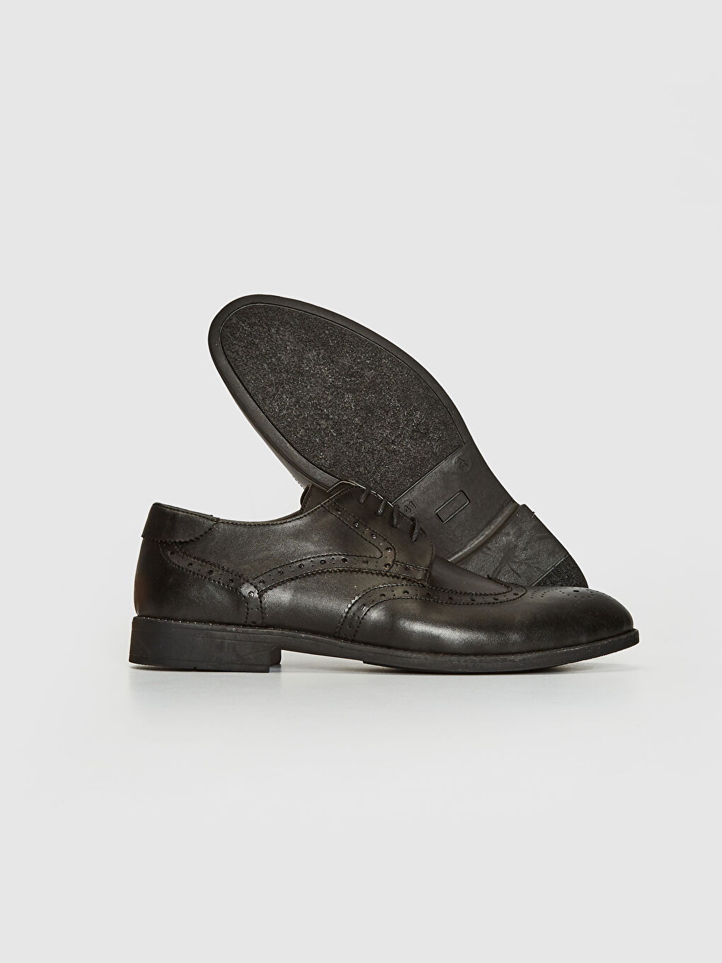 Siyah Erkek Bağcıklı Klasik Ayakkabı-3