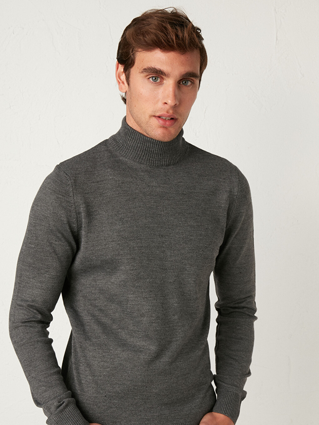 LCWAIKIKI Basic Mock Turtleneck Tricot Jumper - 0WCY69Z8-E4Y | LC