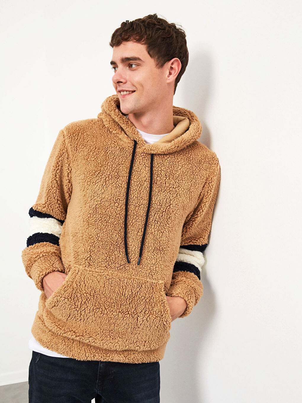 Sweat-Shirt à Capuche Pour Hommes à Manches Longues-2