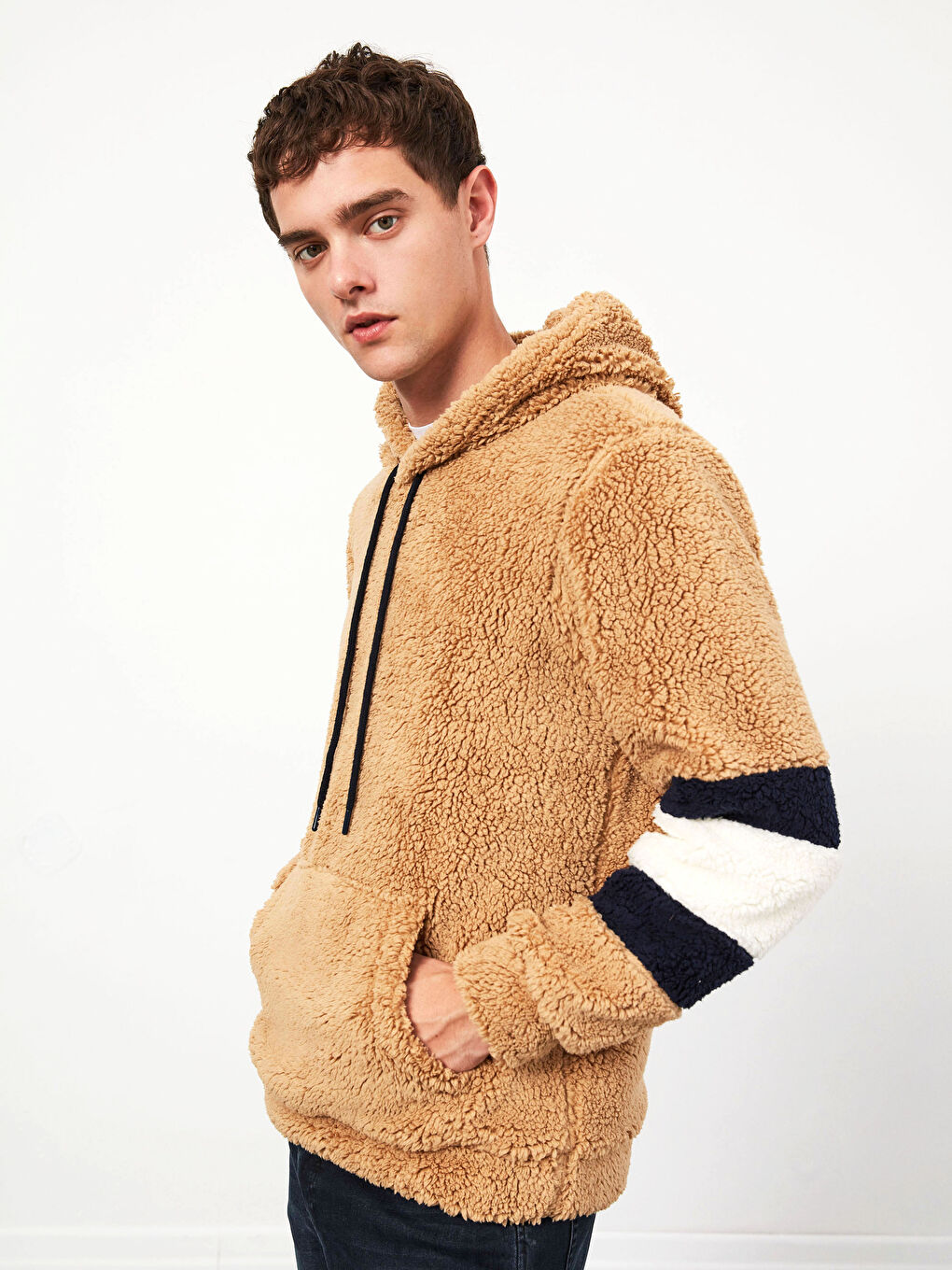 Sweat-Shirt à Capuche Pour Hommes à Manches Longues-3