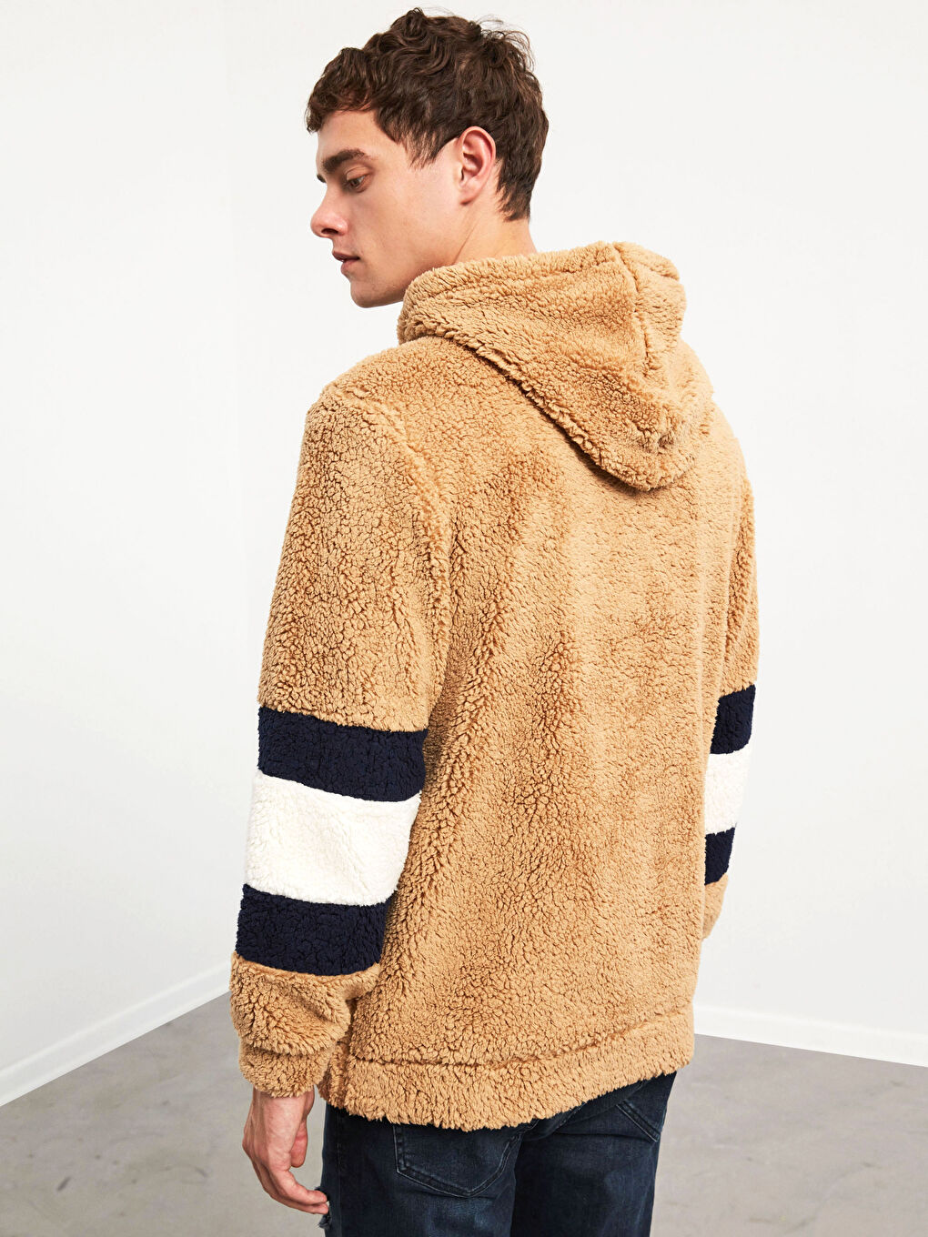 Sweat-Shirt à Capuche Pour Hommes à Manches Longues-5