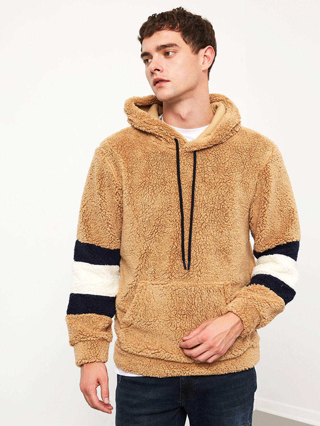 Sweat-Shirt à Capuche Pour Hommes à Manches Longues