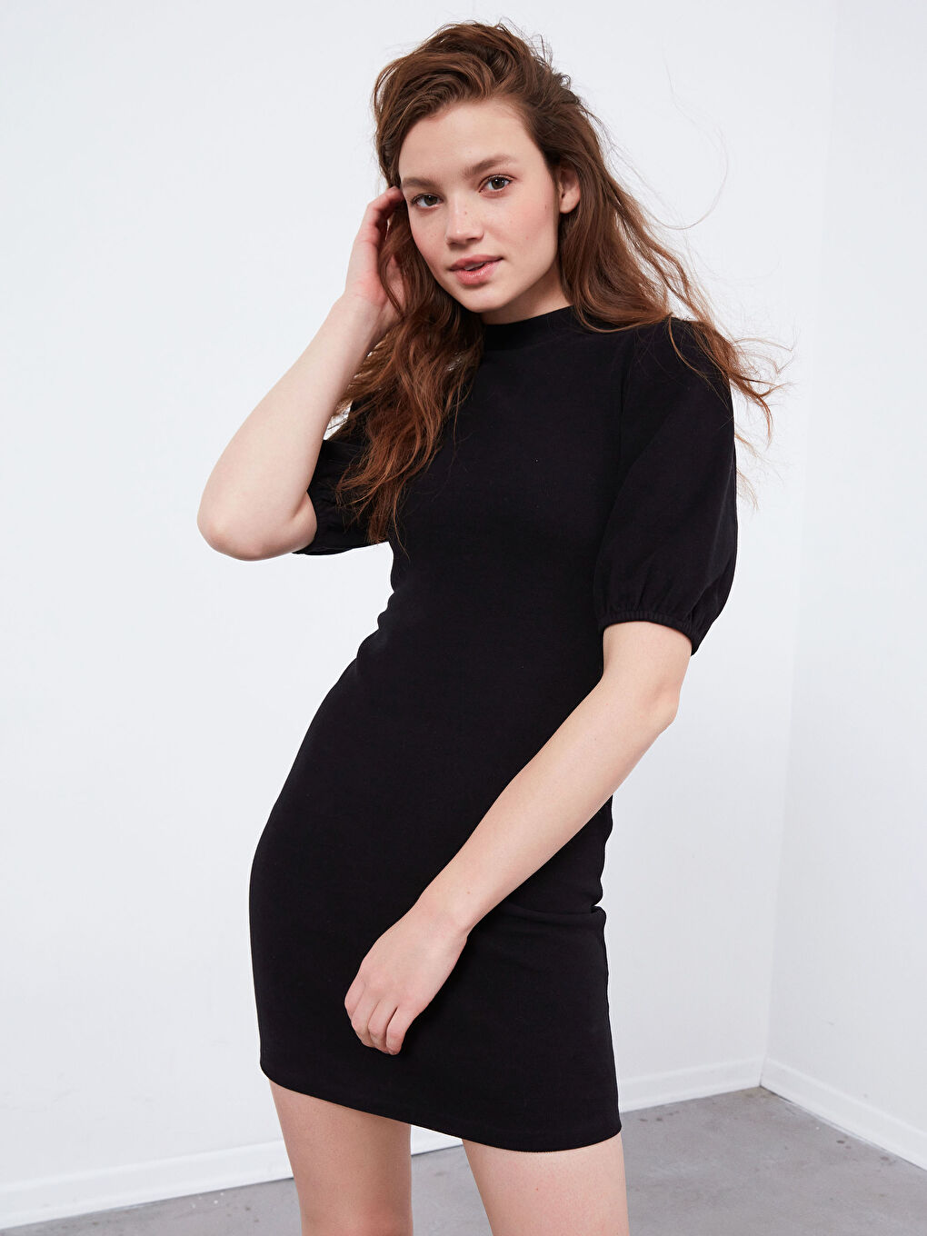 XSIDE Puffärmel Kleid -0WDD52Z8-CVL