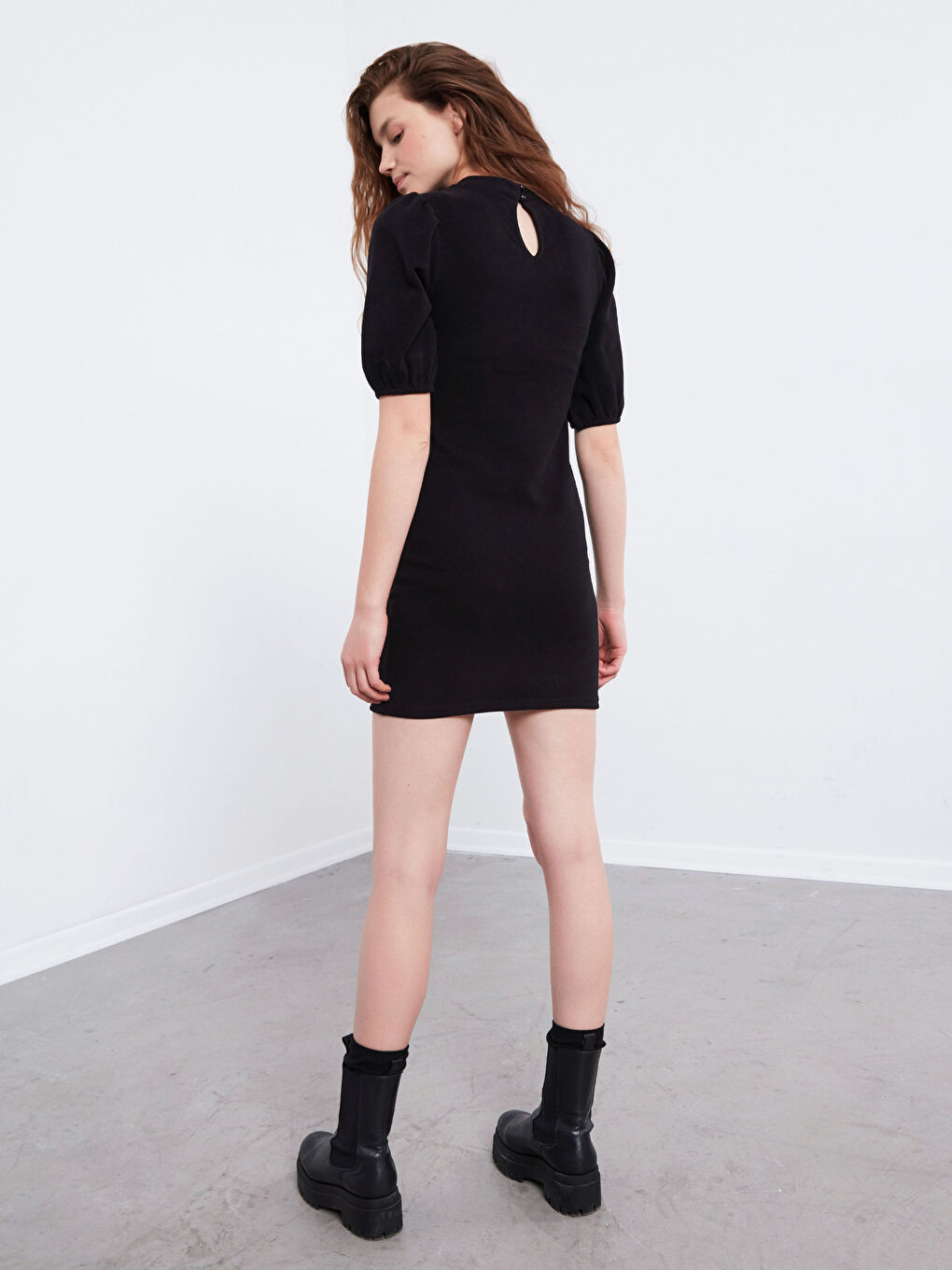 XSIDE Puffärmel Kleid -0WDD52Z8-CVL
