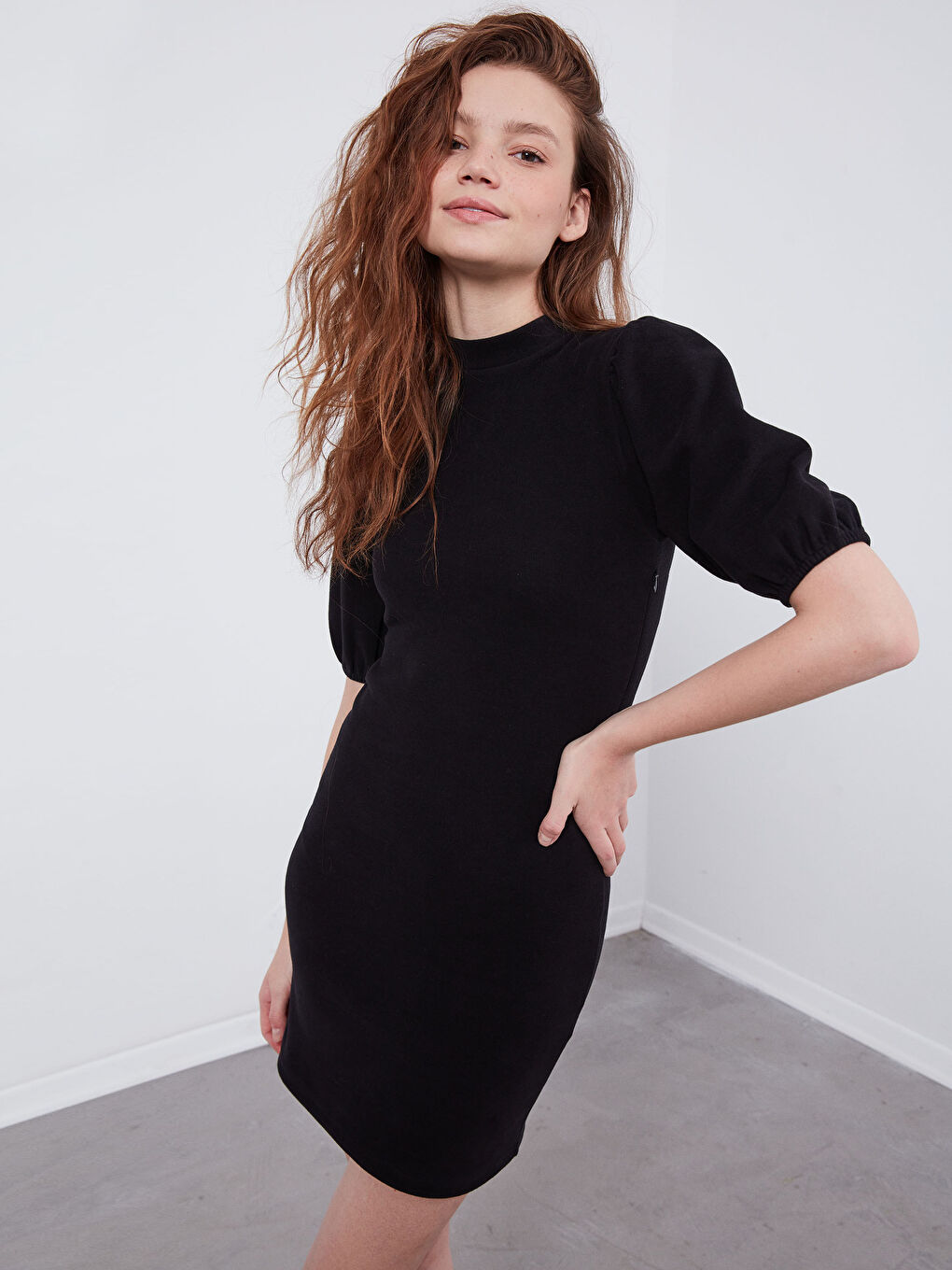 XSIDE Puffärmel Kleid -0WDD52Z8-CVL
