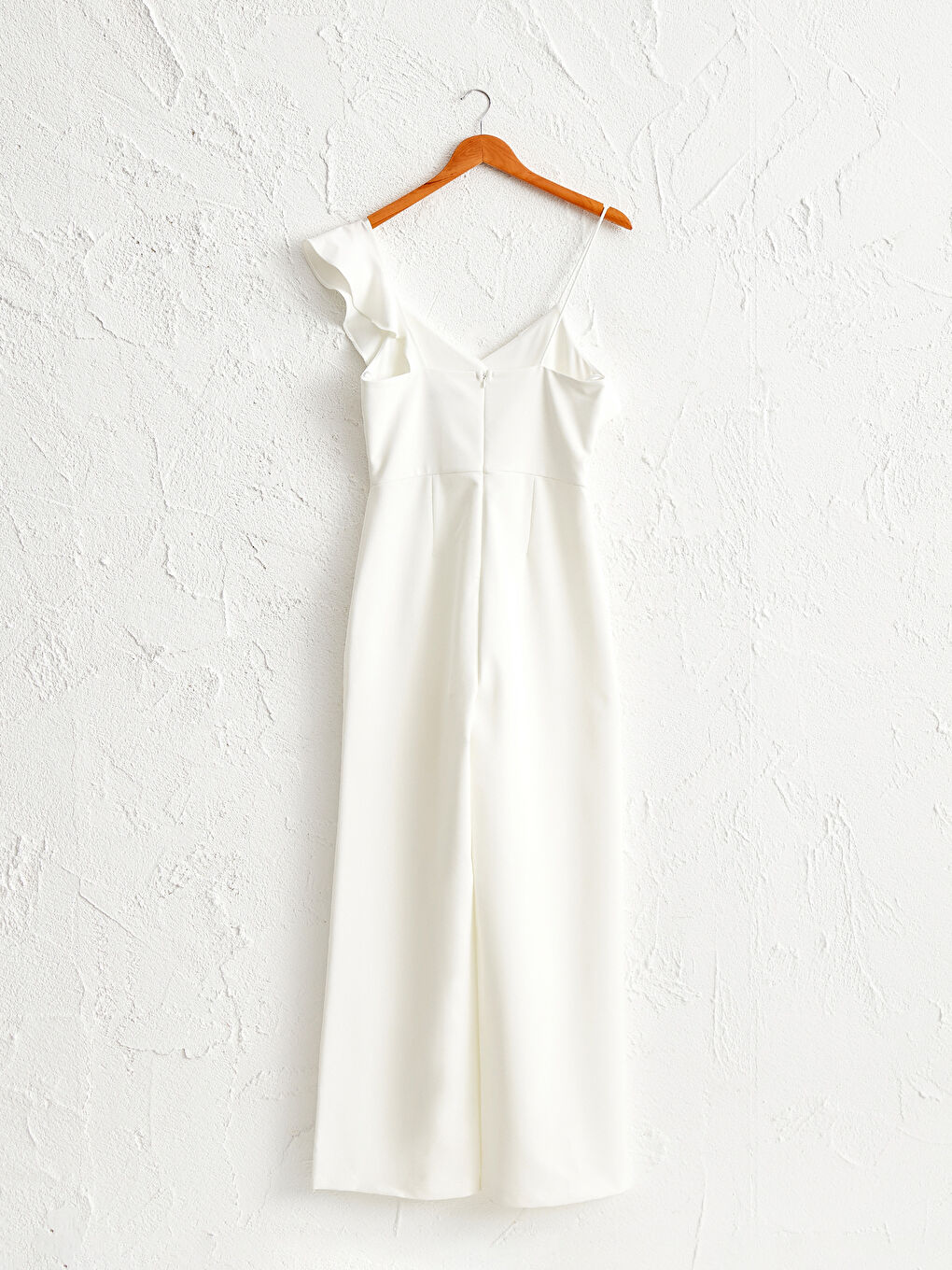 Appleline Save The Date Collar Ruffled Jumpsuit-30