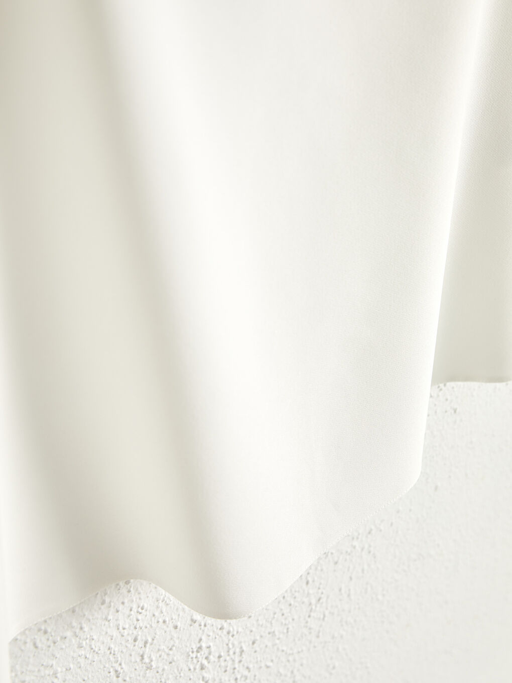 Beyaz Appleline Save The Date Fiyonk Detaylı Tek Omuz Kloş Elbise-2