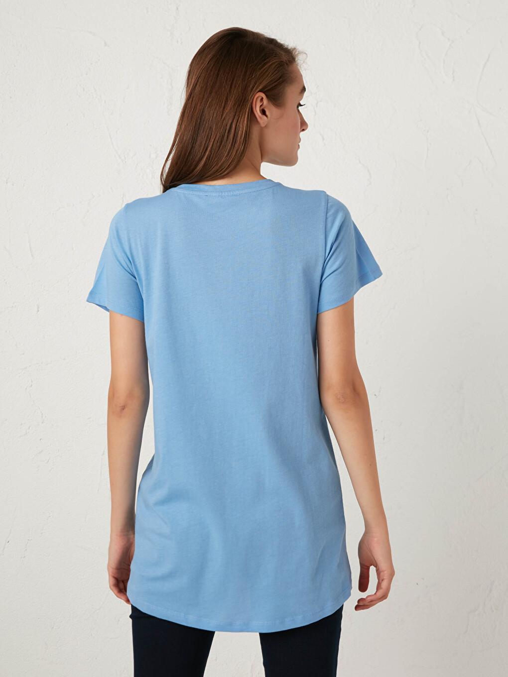 Plain Cotton Maternity T-shirt-3