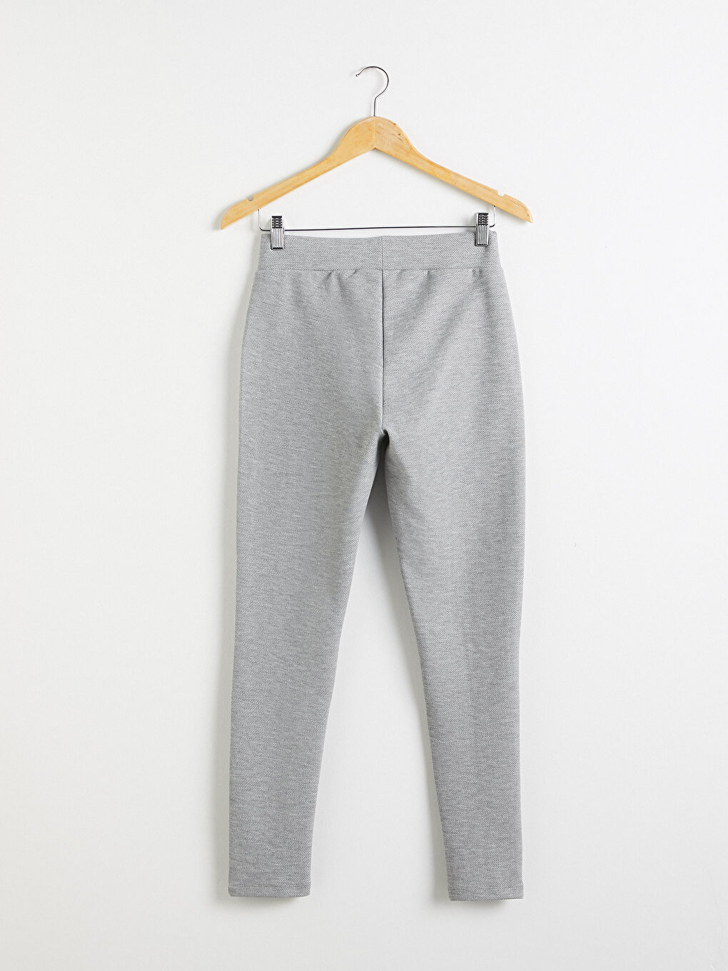 Elastic Waist Slim Trousers-1