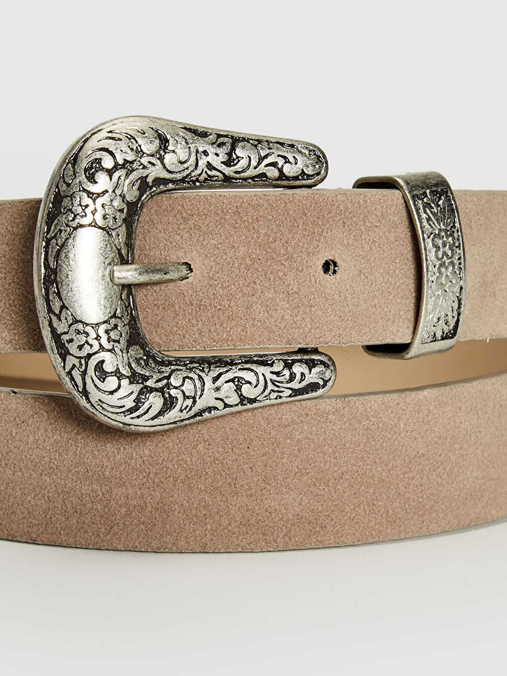 LCW ACCESSORIES Gürtel mit Schnallenmuster aus Wildleder für Damen -0WDE43Z8-CTL