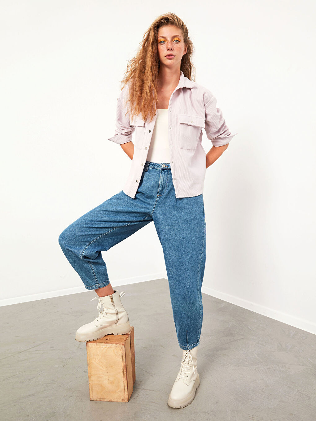 Velvet Shirt with Pocket-5