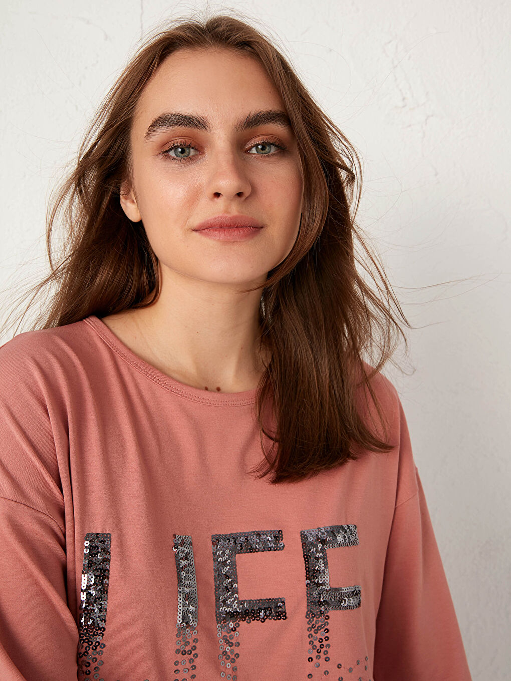 Футболка Стрейч С Блестками-2