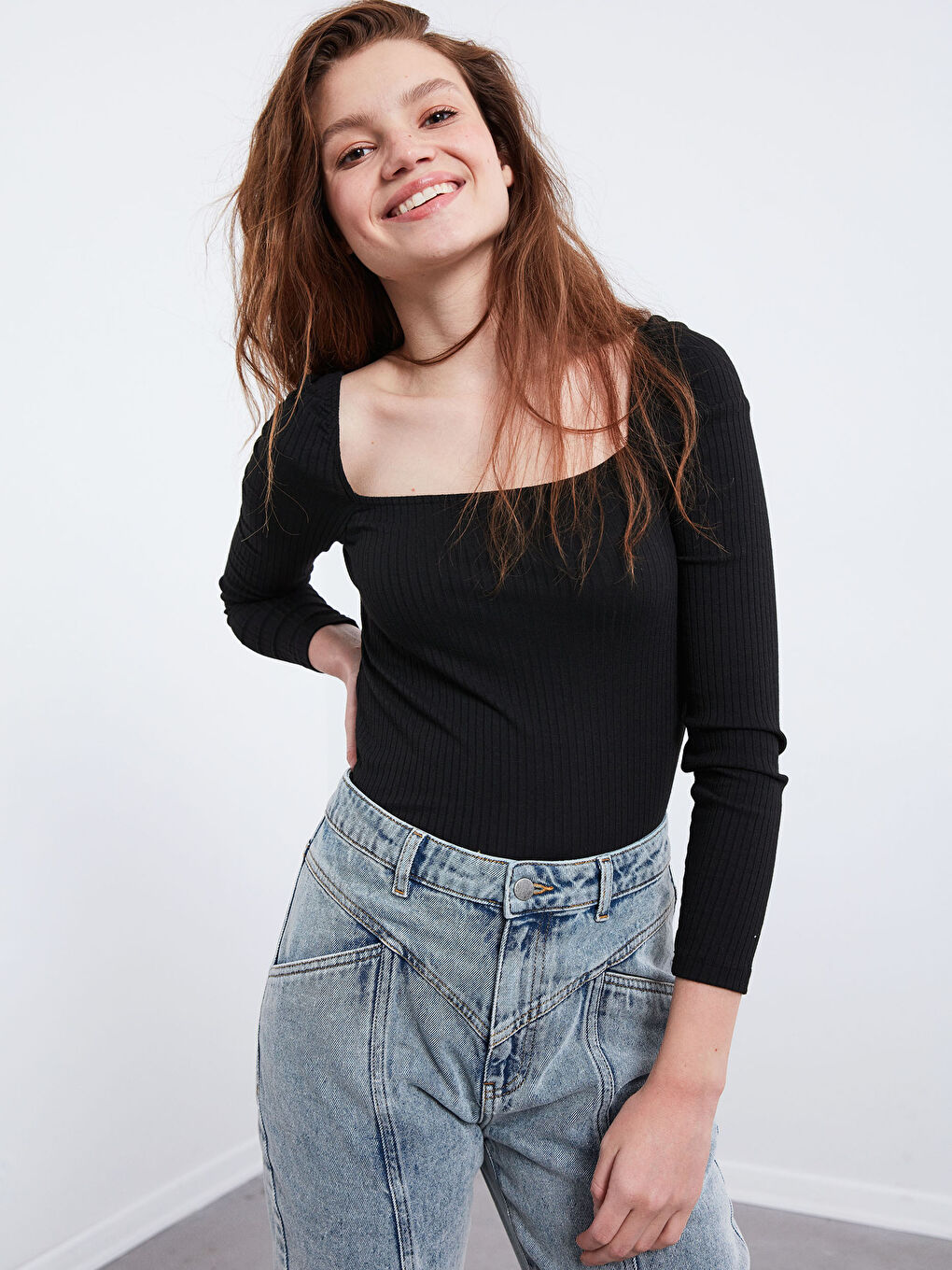 Боди с открытыми плечами-2