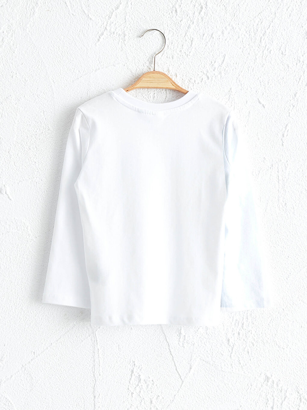 Beyaz Erkek Bebek Disney Baskılı Sweatshirt ve Silinebilir Boya Kalemi-2