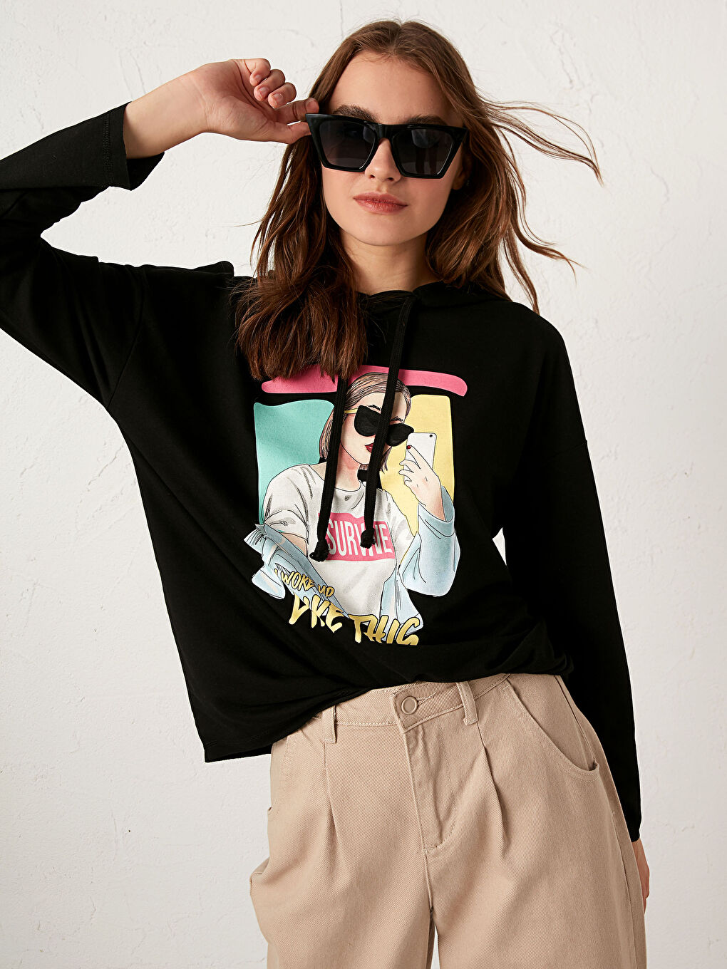 Худи с принтом