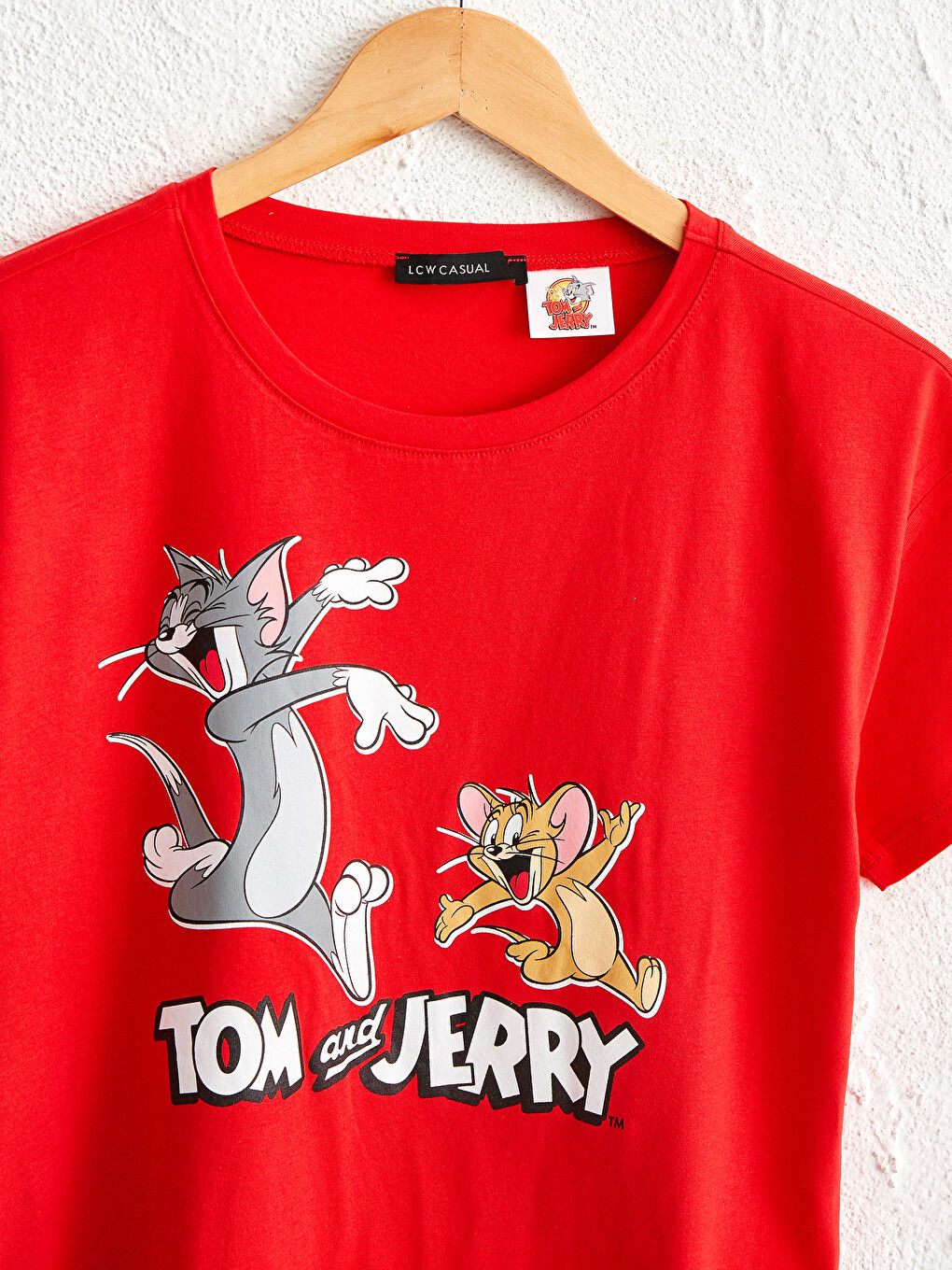 Tom and Jerry Printed Cotton T-Shirt-2