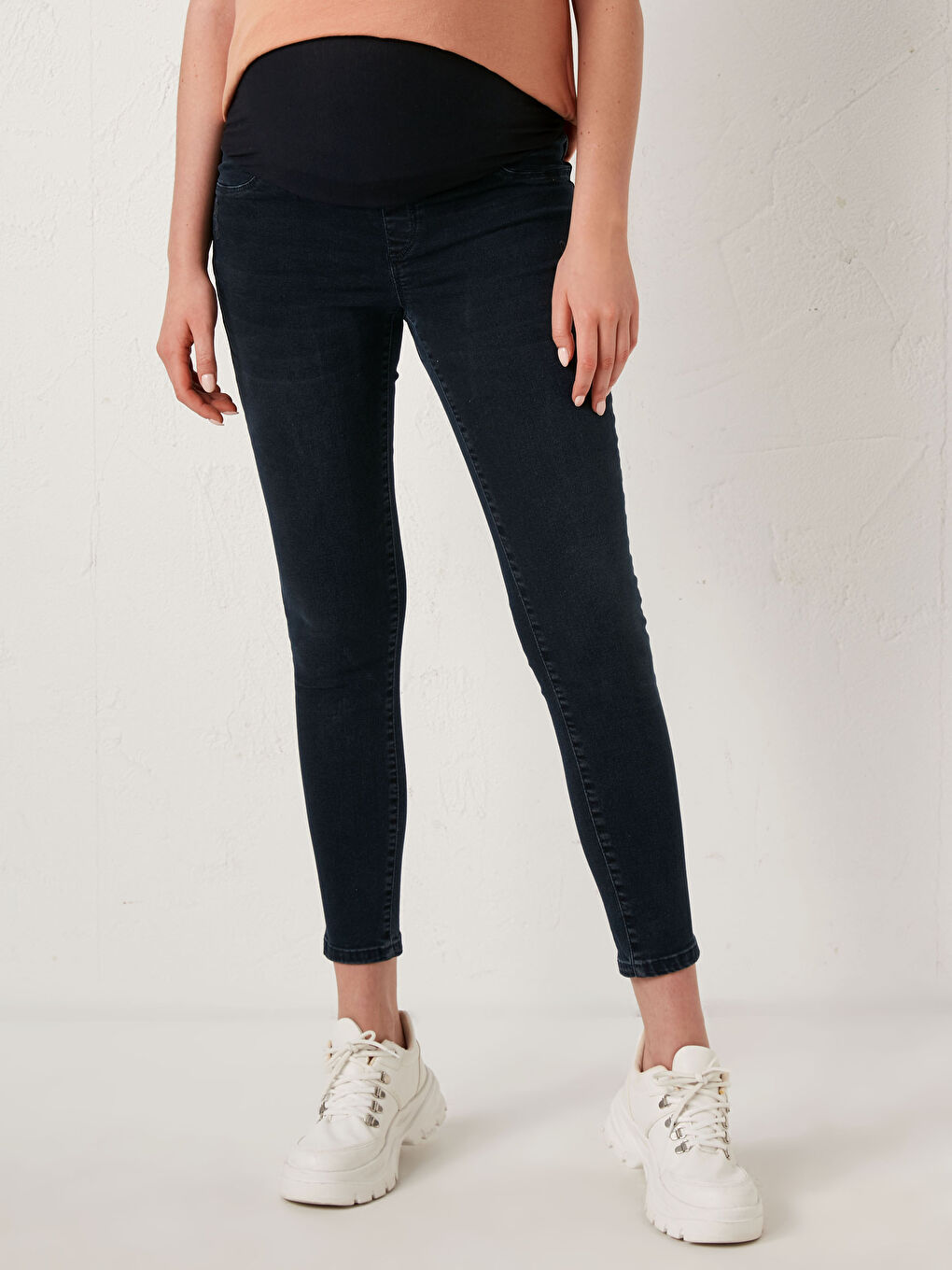 Ankle Length Mercury Skinny Maternity Jean Pants-1