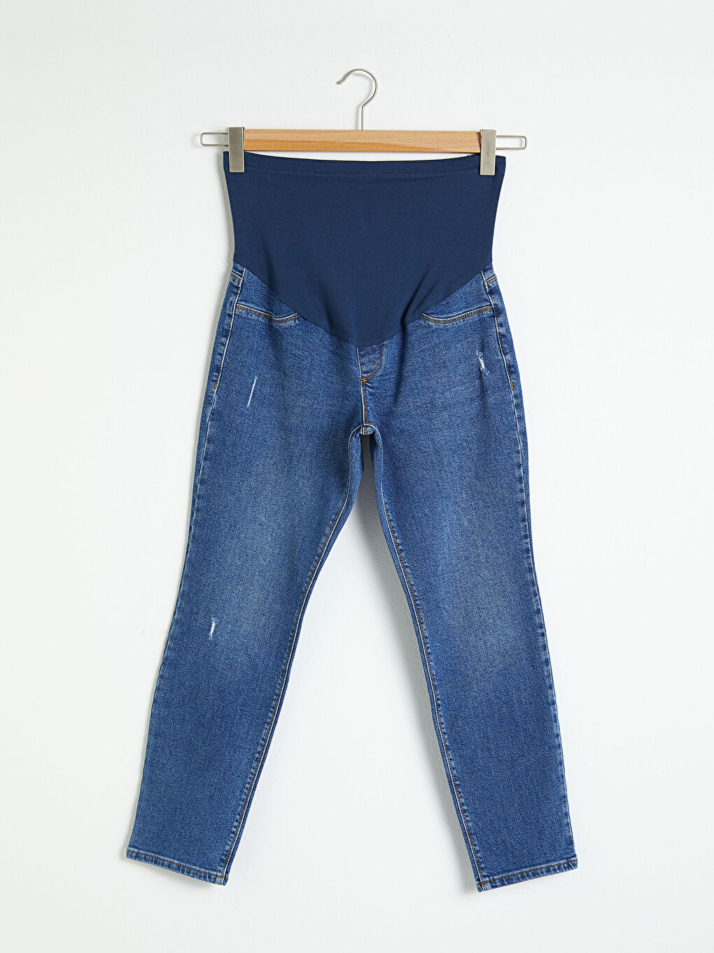 İndigo Jupıter Süper Skinny Fit Hamile Jean Pantolon-4