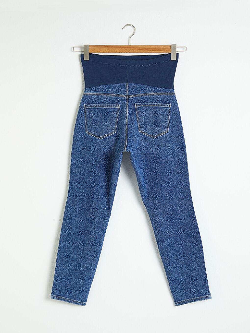 İndigo Jupıter Süper Skinny Fit Hamile Jean Pantolon-5