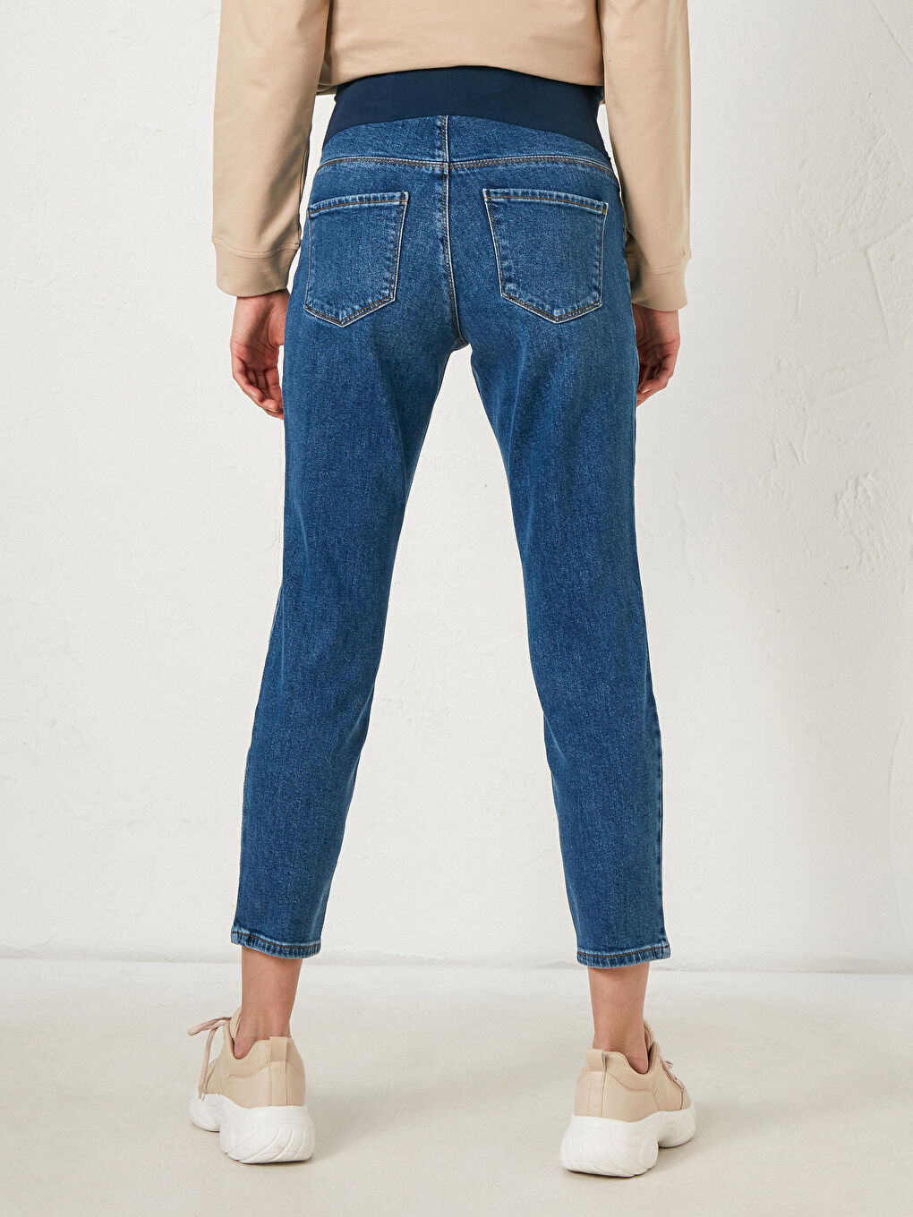 İndigo Jupıter Süper Skinny Fit Hamile Jean Pantolon-3