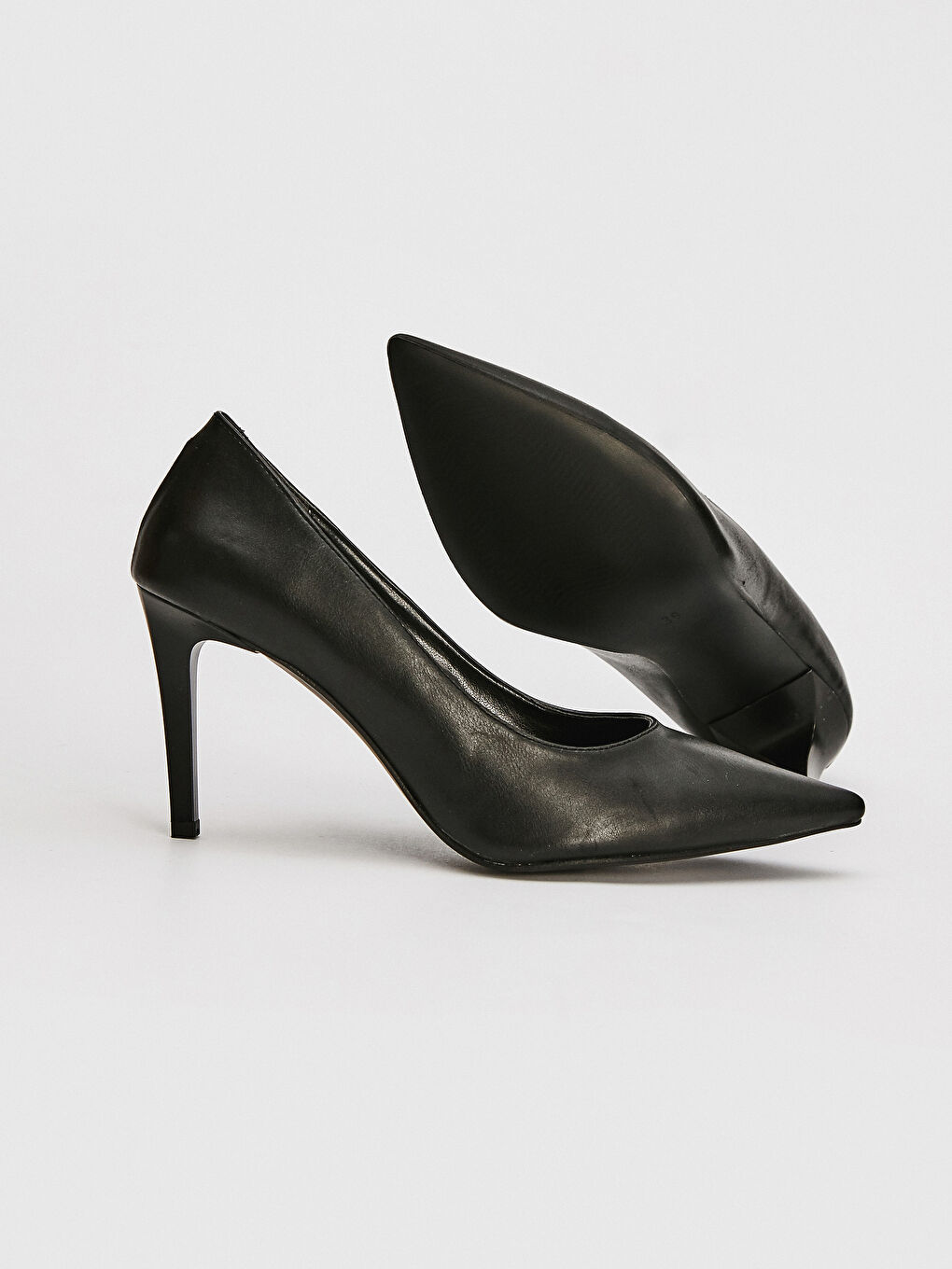 Женские Туфли-Лодочки на Шпильке из Искусственной Кожи-2