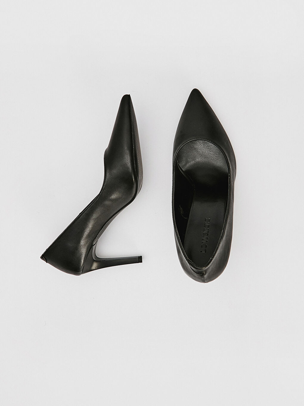 Женские Туфли-Лодочки на Шпильке из Искусственной Кожи-4