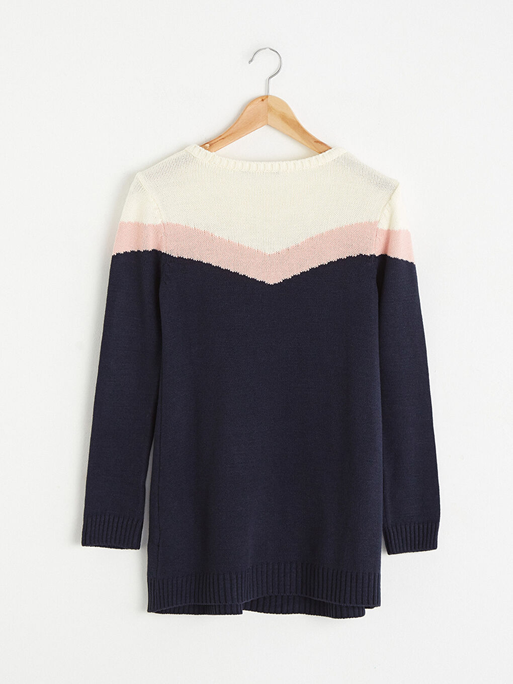 Maternity Patterned Acrylic Knitwear Tunic-6