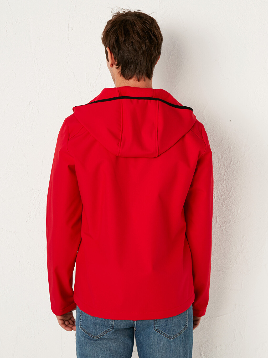 Manteau Court Coupe Standard à Capuche-4