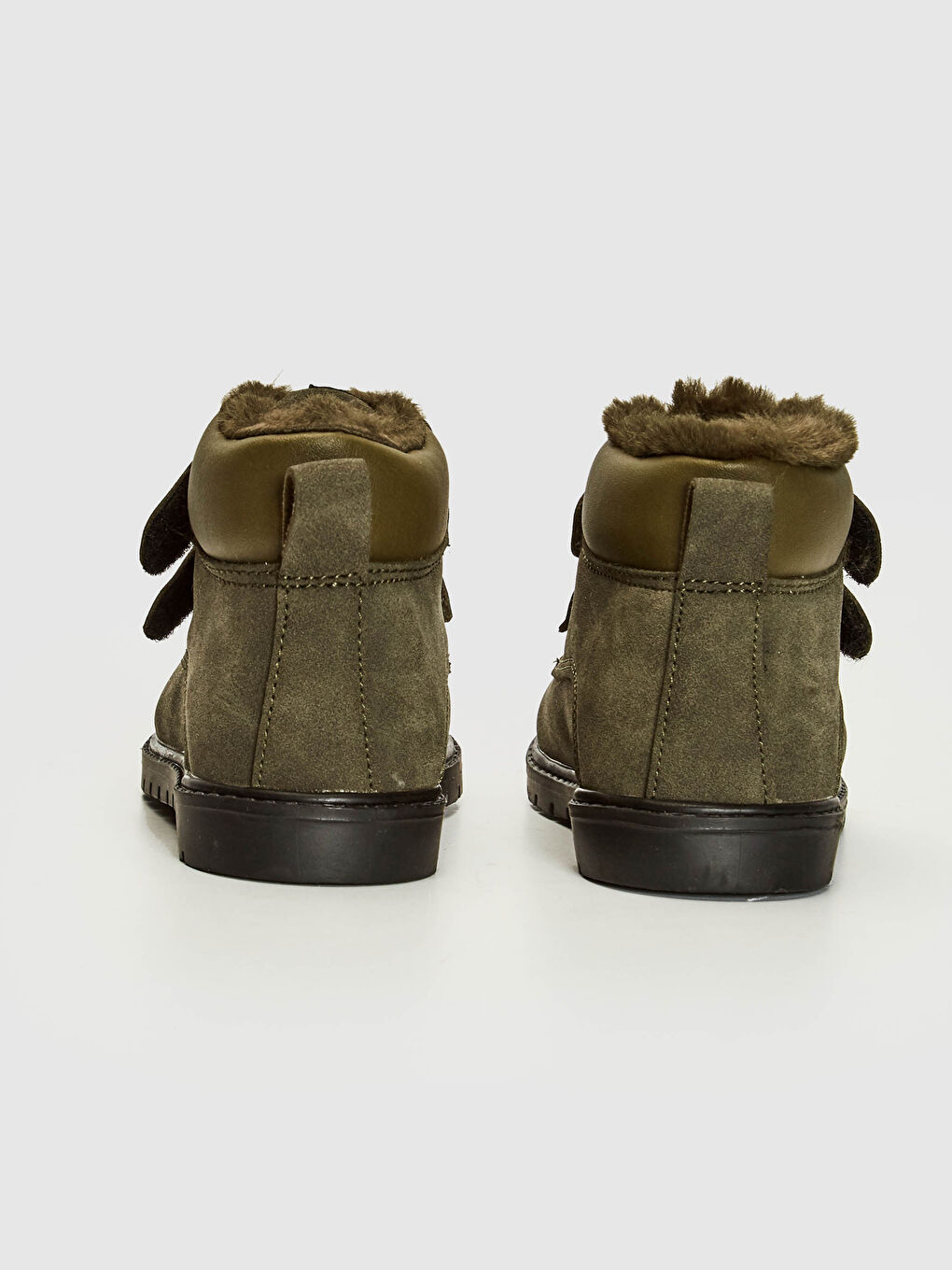Baby Boy Suede-Look Fur Lined Boots-4