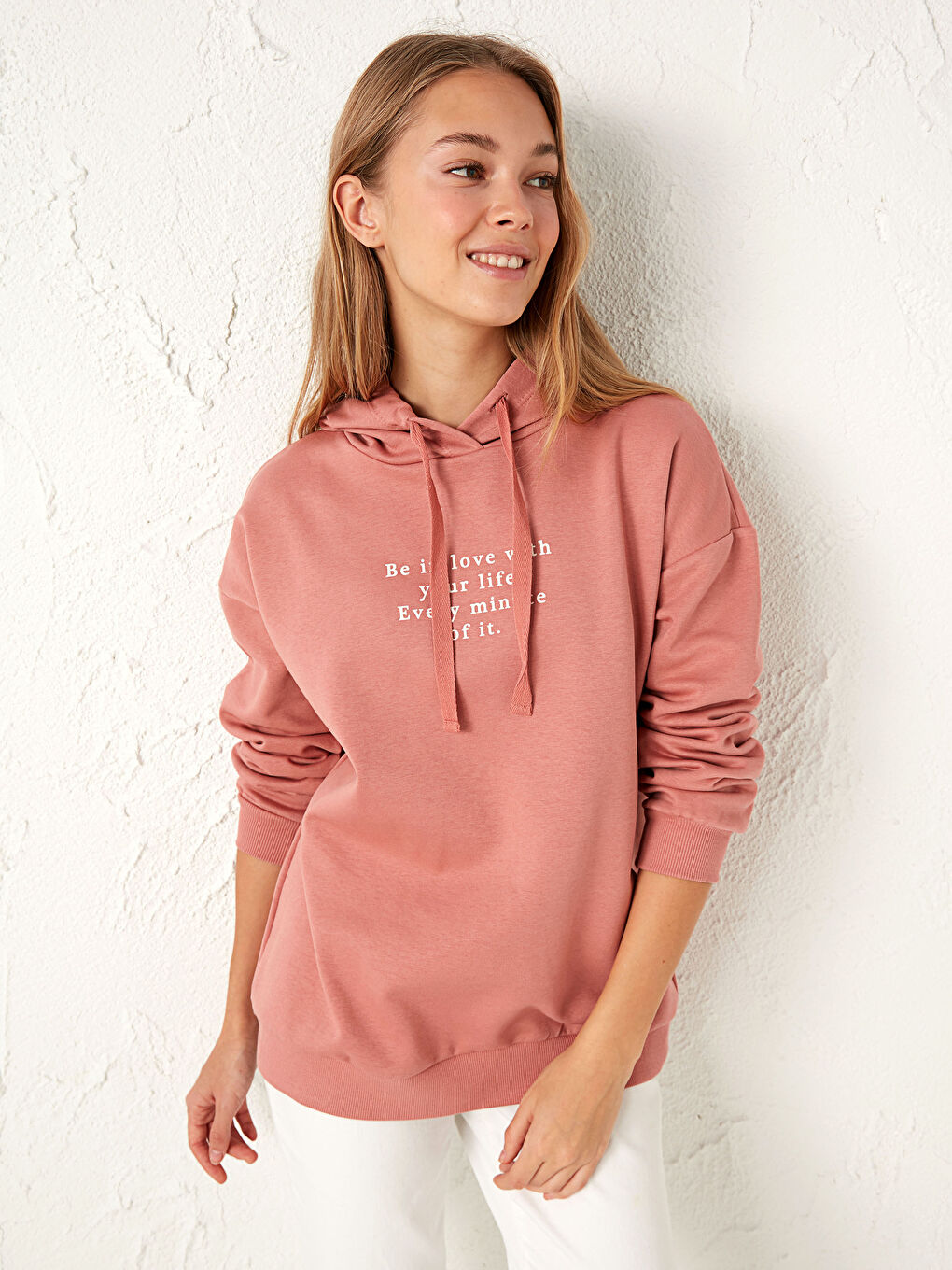 Худи Женское Толстое С Принтом