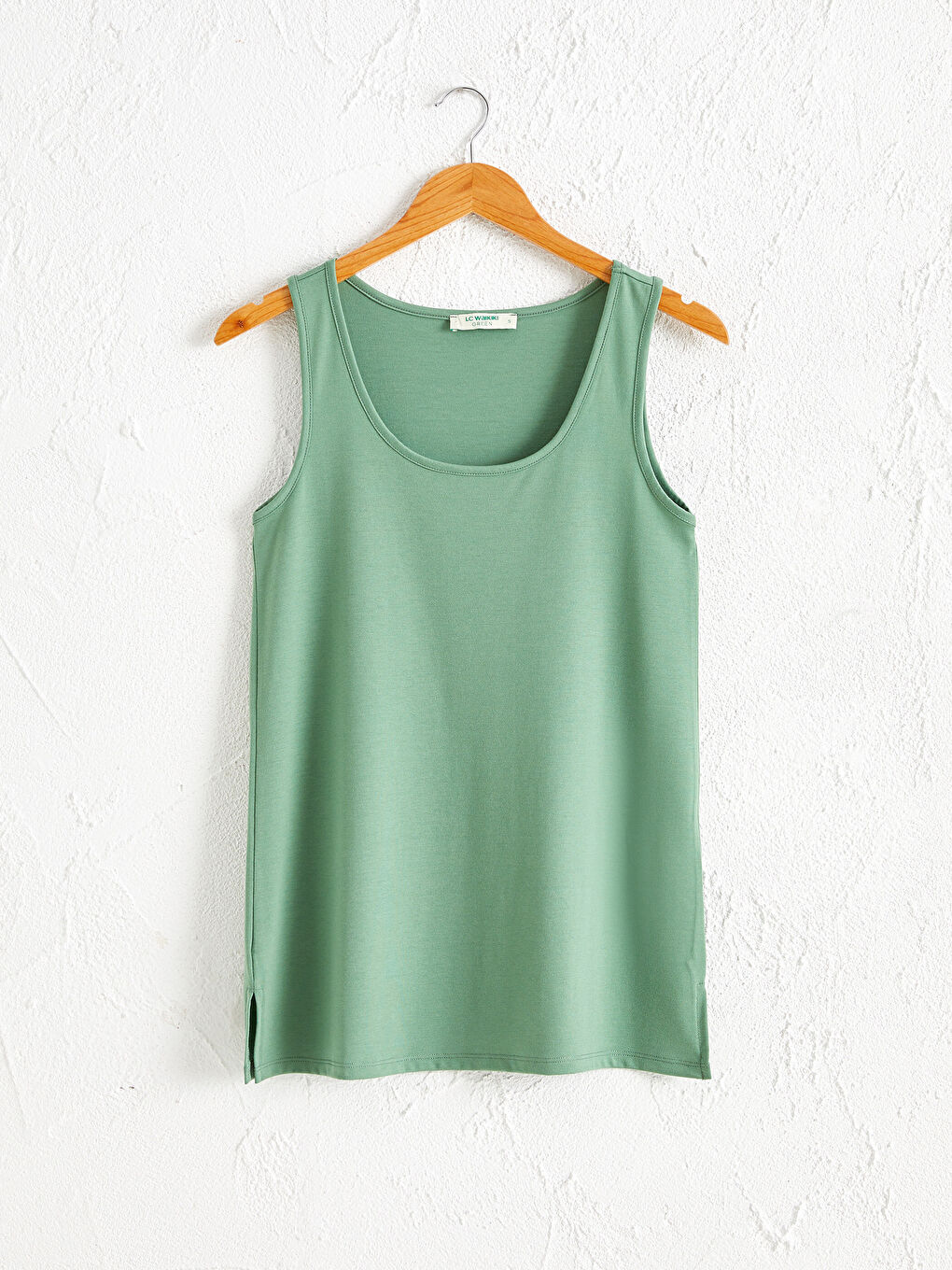 Plain Crew Neck Tank Top