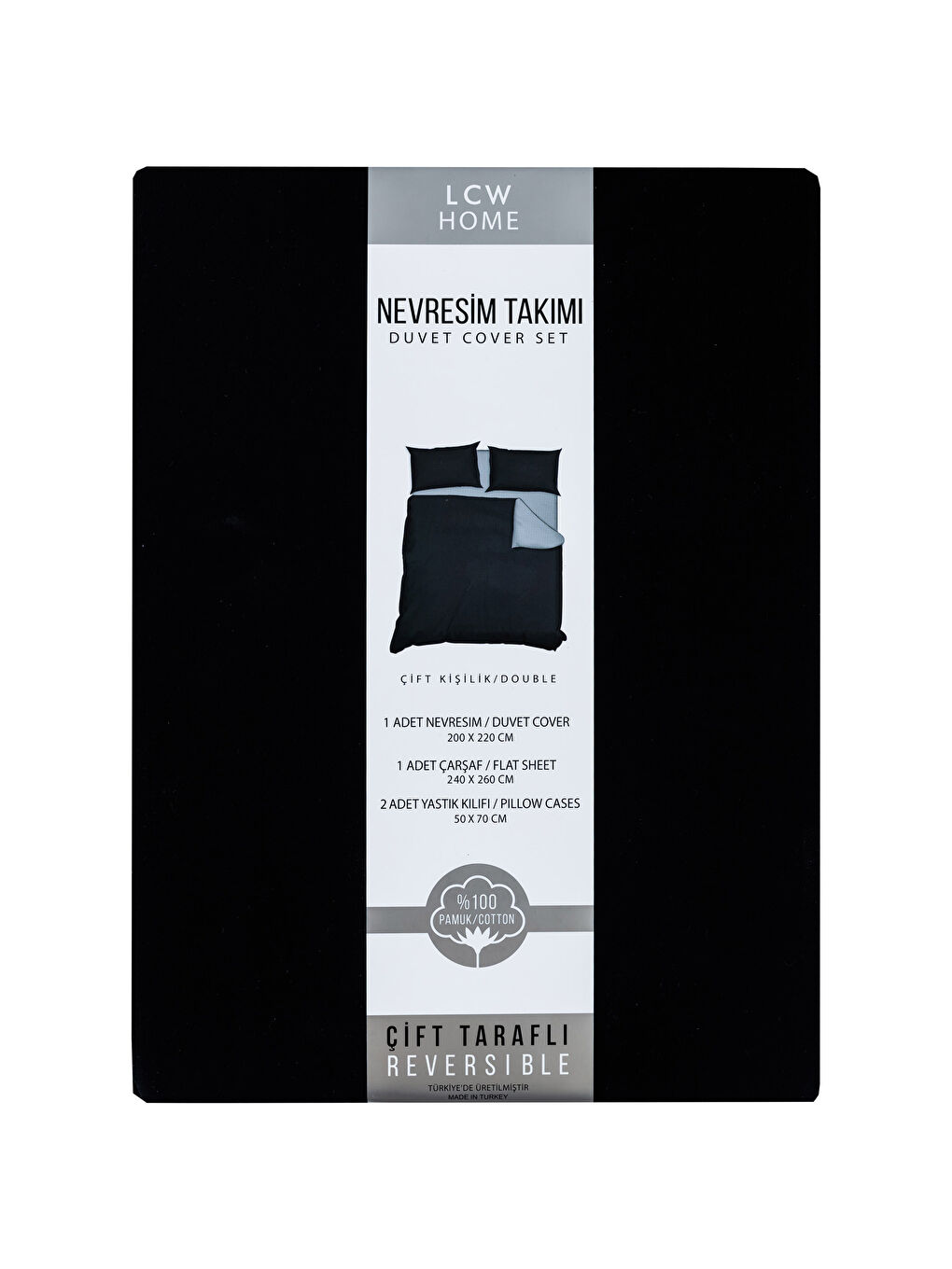 LCW HOME Double-Sided Double Duvet Cover Set -0WDK60Z8-LQJ