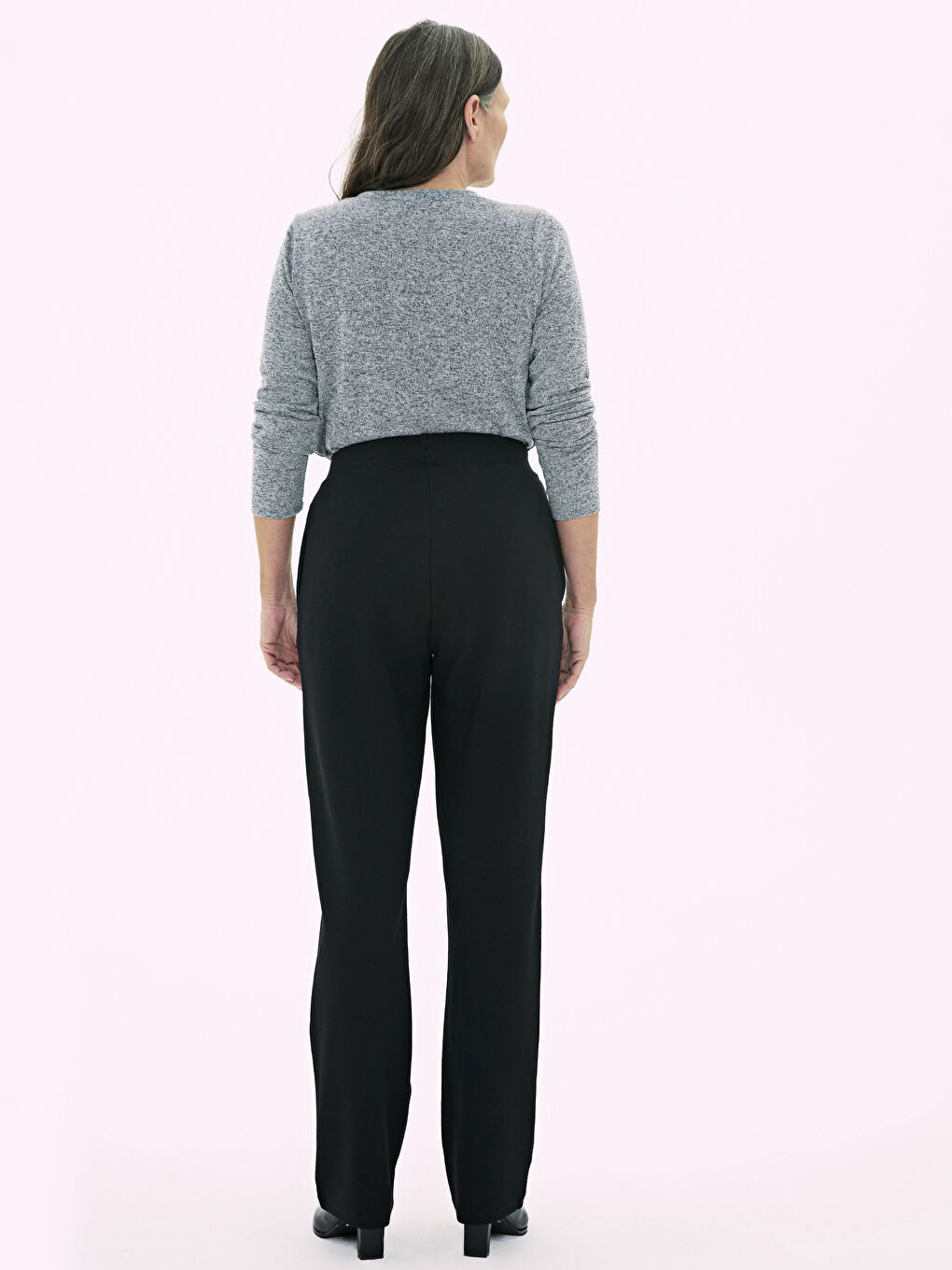 LCW Grace Elastic Waist Trousers -0WDM30Z8-CVL