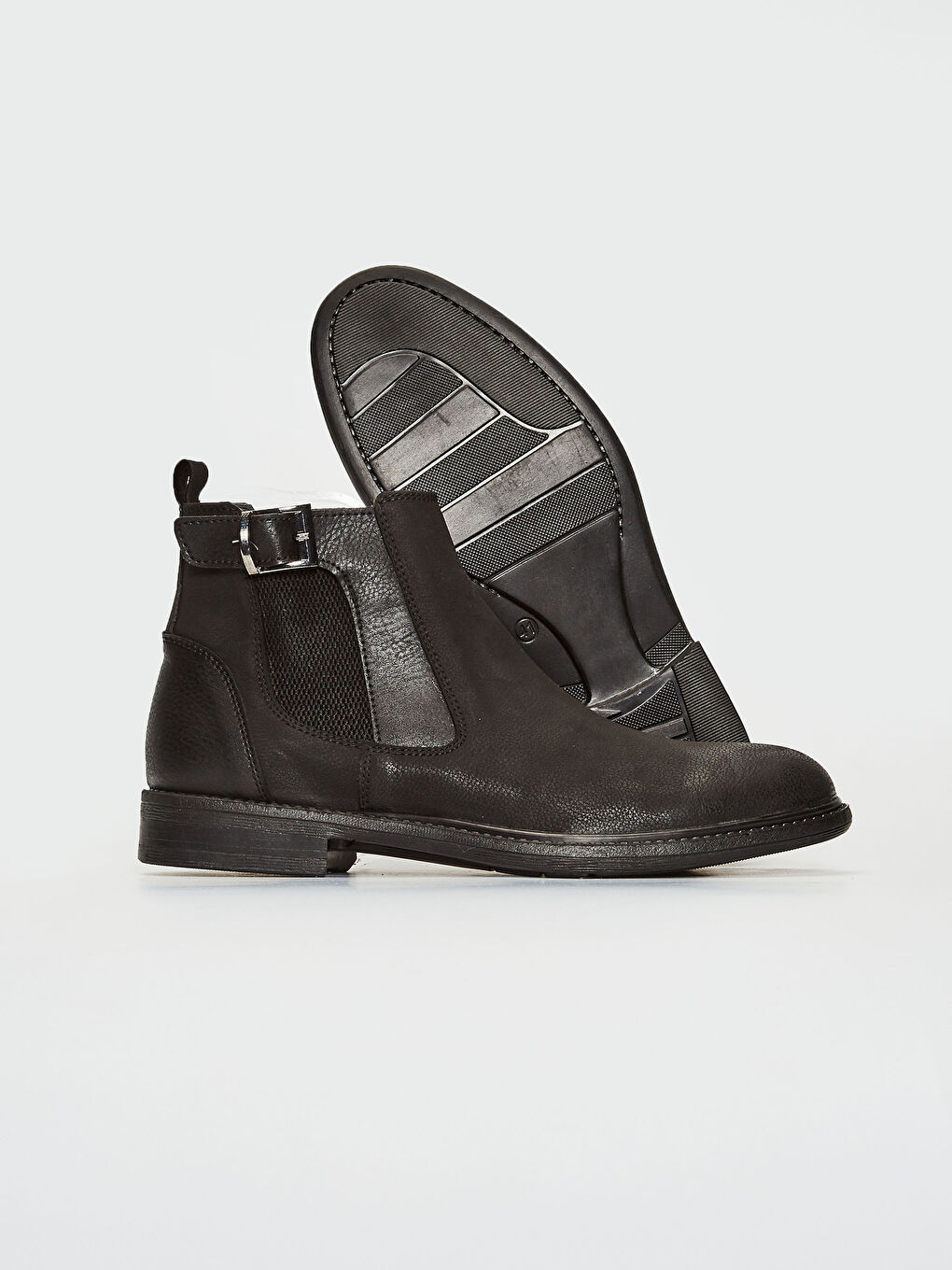 Мужские ботинки челси с ремешком-2