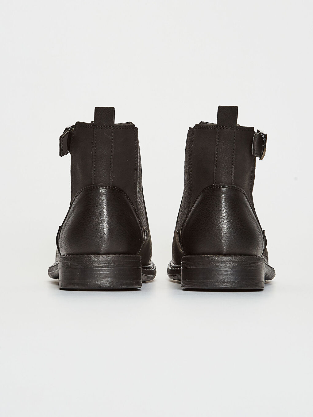 Мужские ботинки челси с ремешком-4