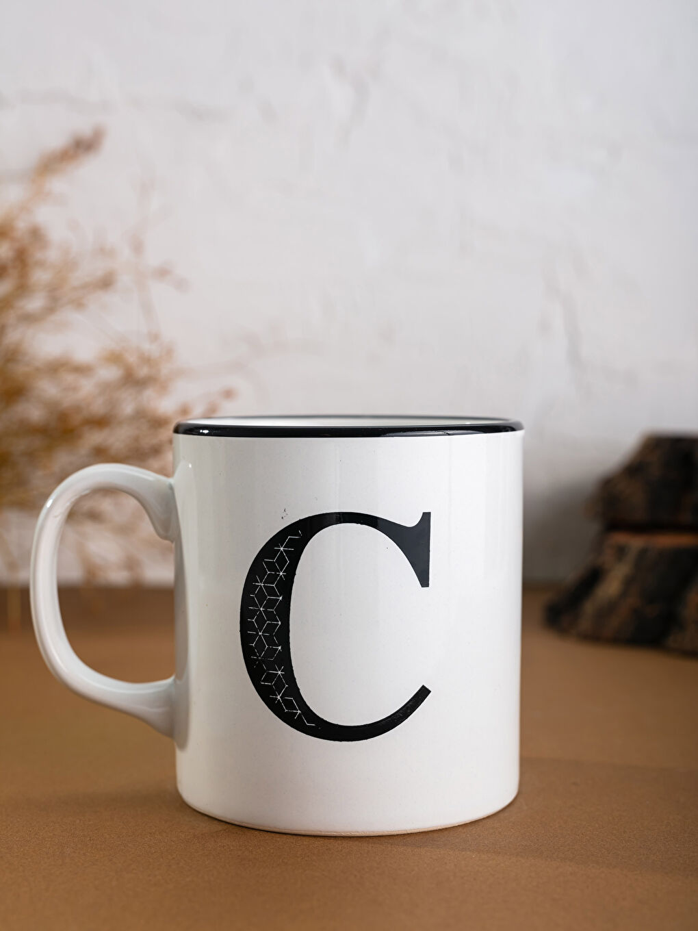 C Harfli Baskılı Kupa-1