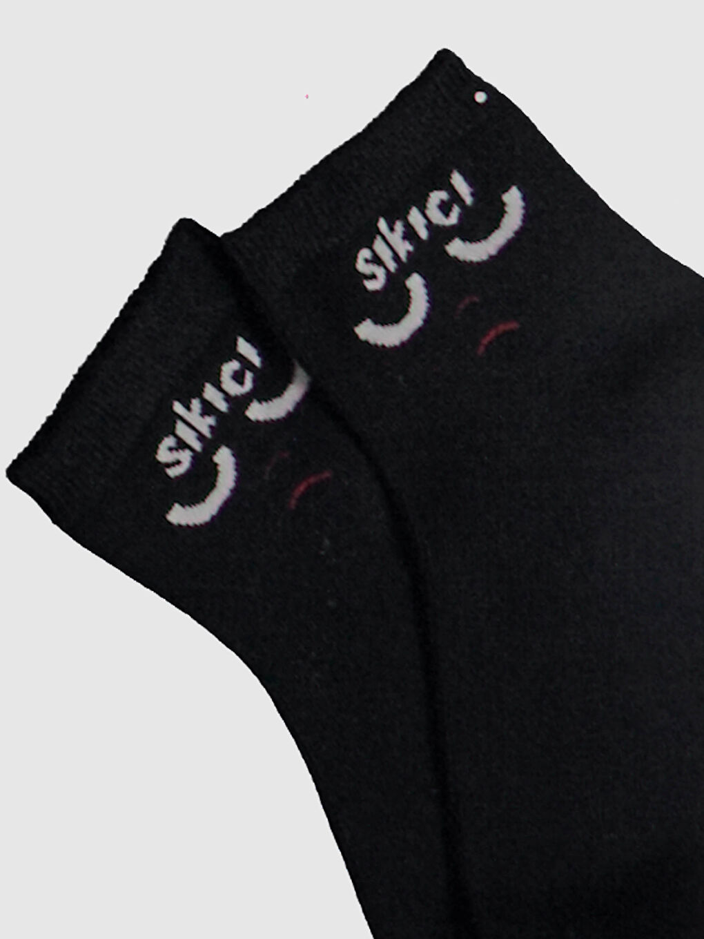 جوارب مطبوعة بشعار-2