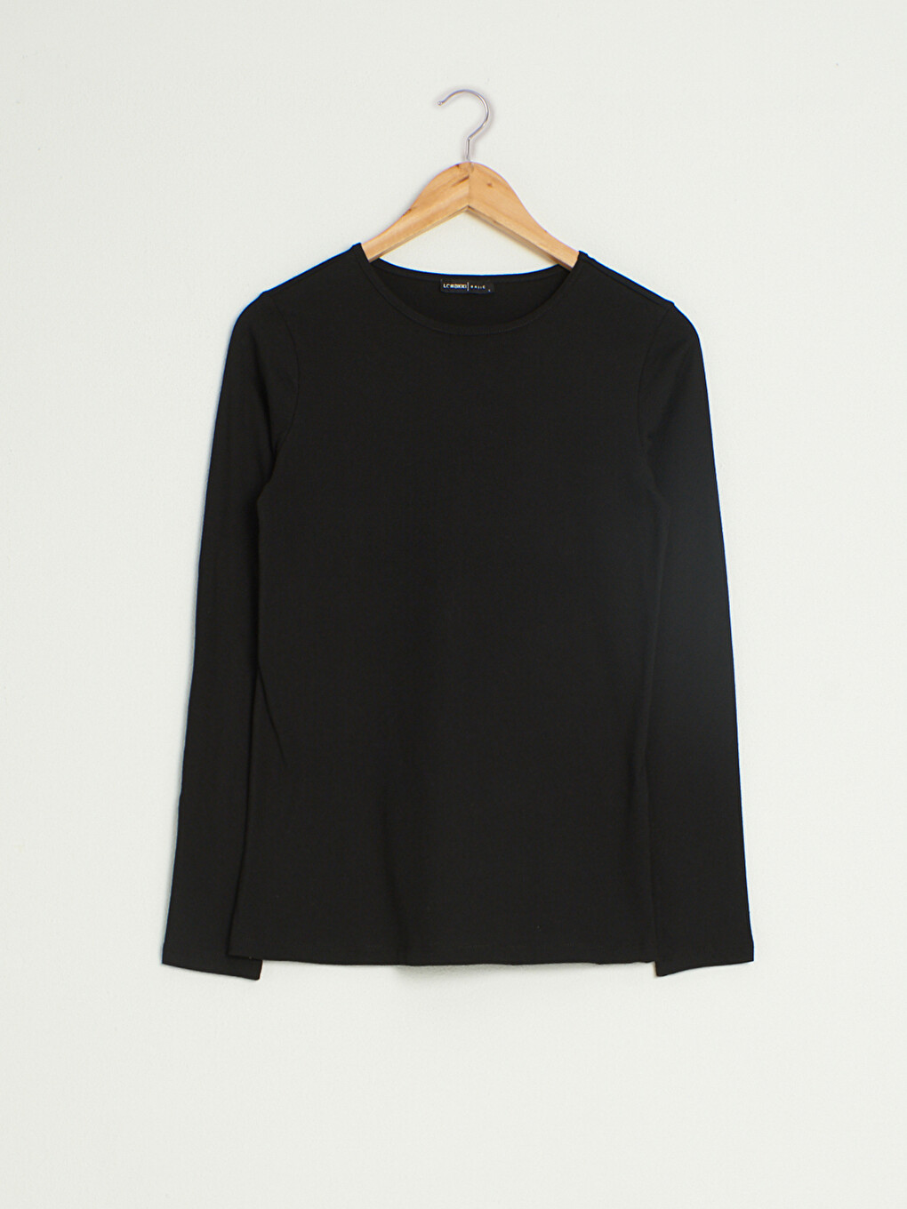 Crew Neck Long Sleeve Basic T-Shirt-4