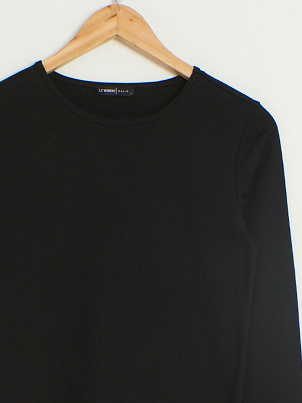 Crew Neck Long Sleeve Basic T-Shirt-6