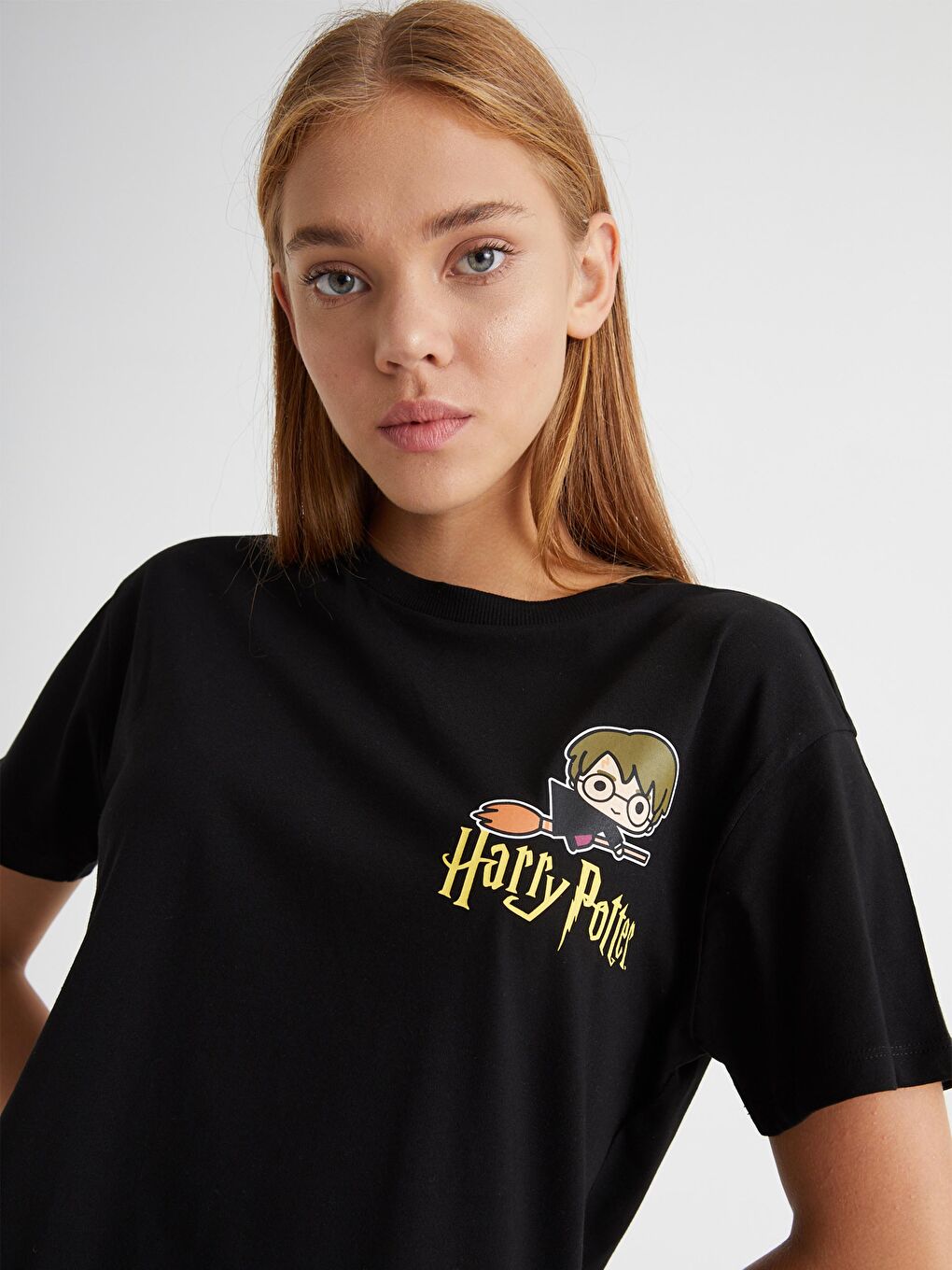 Harry Potter Printed Cotton T-Shirt-4
