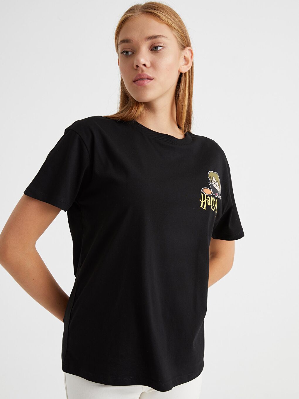 Harry Potter Printed Cotton T-Shirt-1