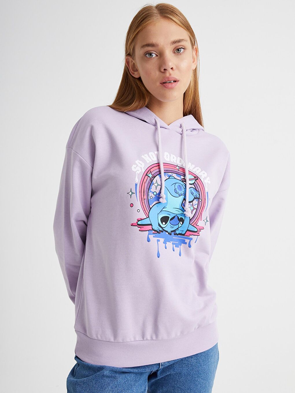 Stitch Printed Hoodie